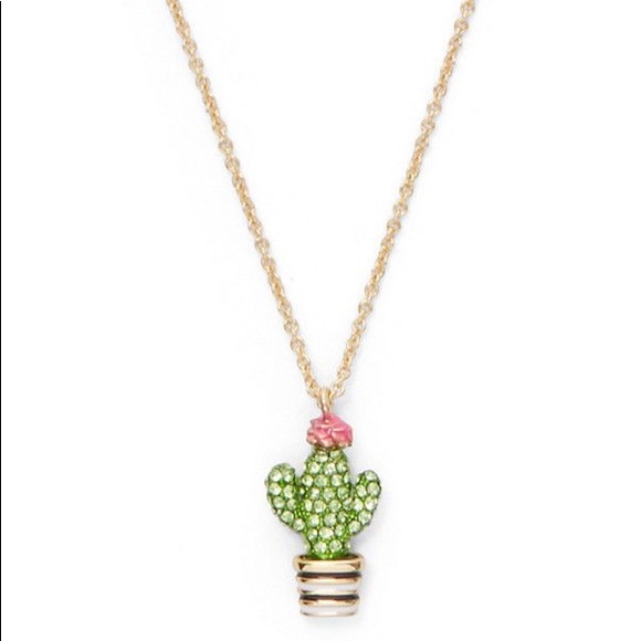 💕SOLD💕Kate Spade cactus necklace - Picture 3 of 4